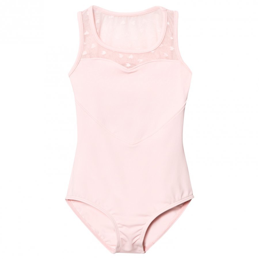 Bloch Pink Heart Mesh Eirene Leotard Trikoopuku