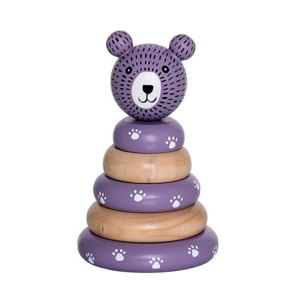 Bloomingville Stacking Toy Lelu Luonnonväri / Violetti