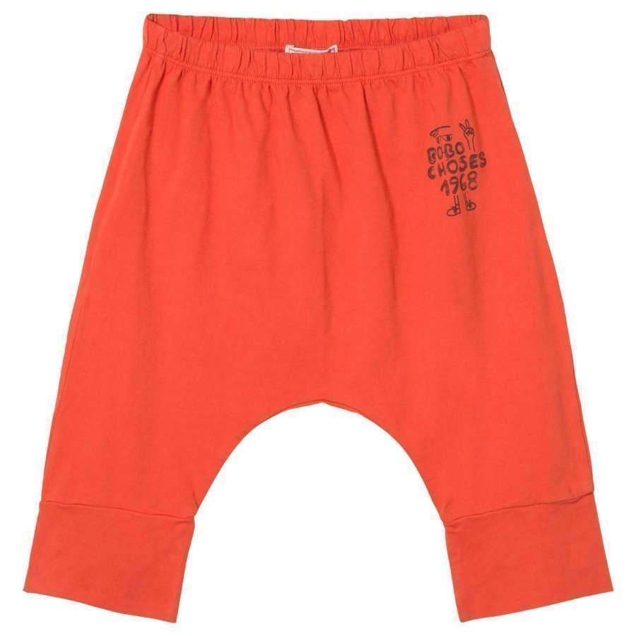 Bobo Choses 1968 Baggy Baby Trousers Red Clay Housut