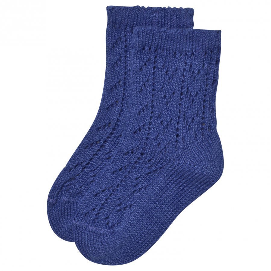 Bobo Choses Baby Short Jacquard Socks Mazarine Blue Sukat