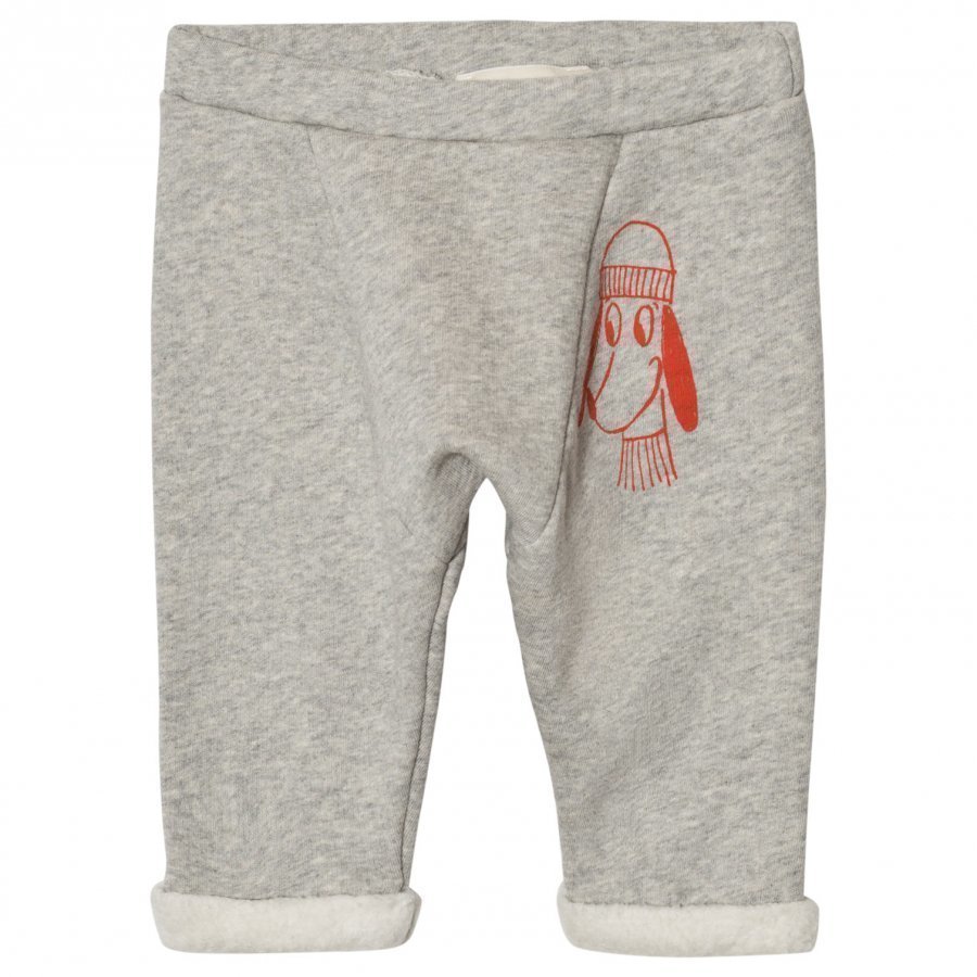 Bobo Choses Baby Sweatpants Loup Embroidery Verryttelyhousut