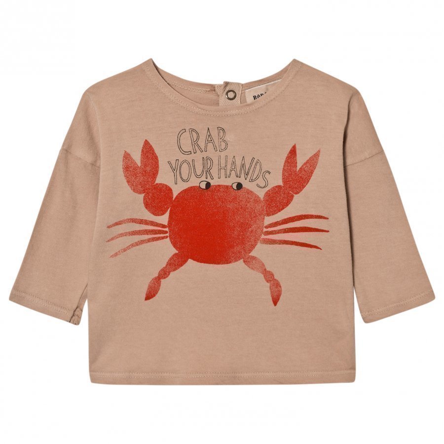 Bobo Choses Baby T-Shirt Crab Your Hands Pitkähihainen T-Paita