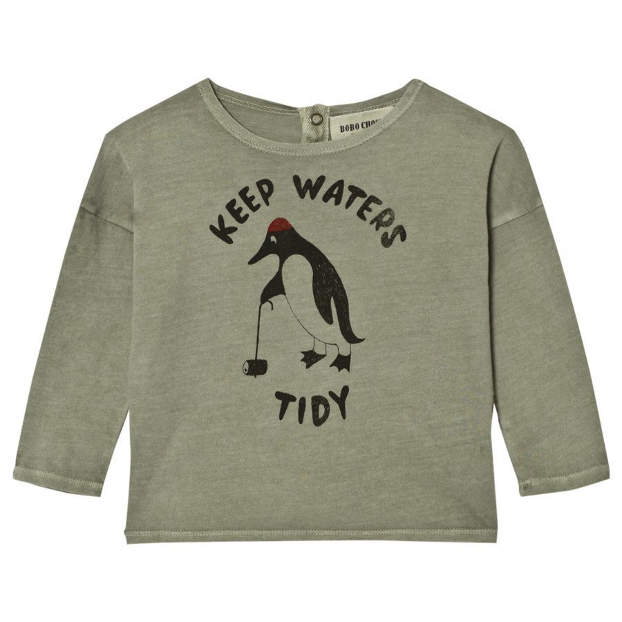 Bobo Choses Baby T-Shirt Keep Waters Tidy Pitkähihainen T-Paita