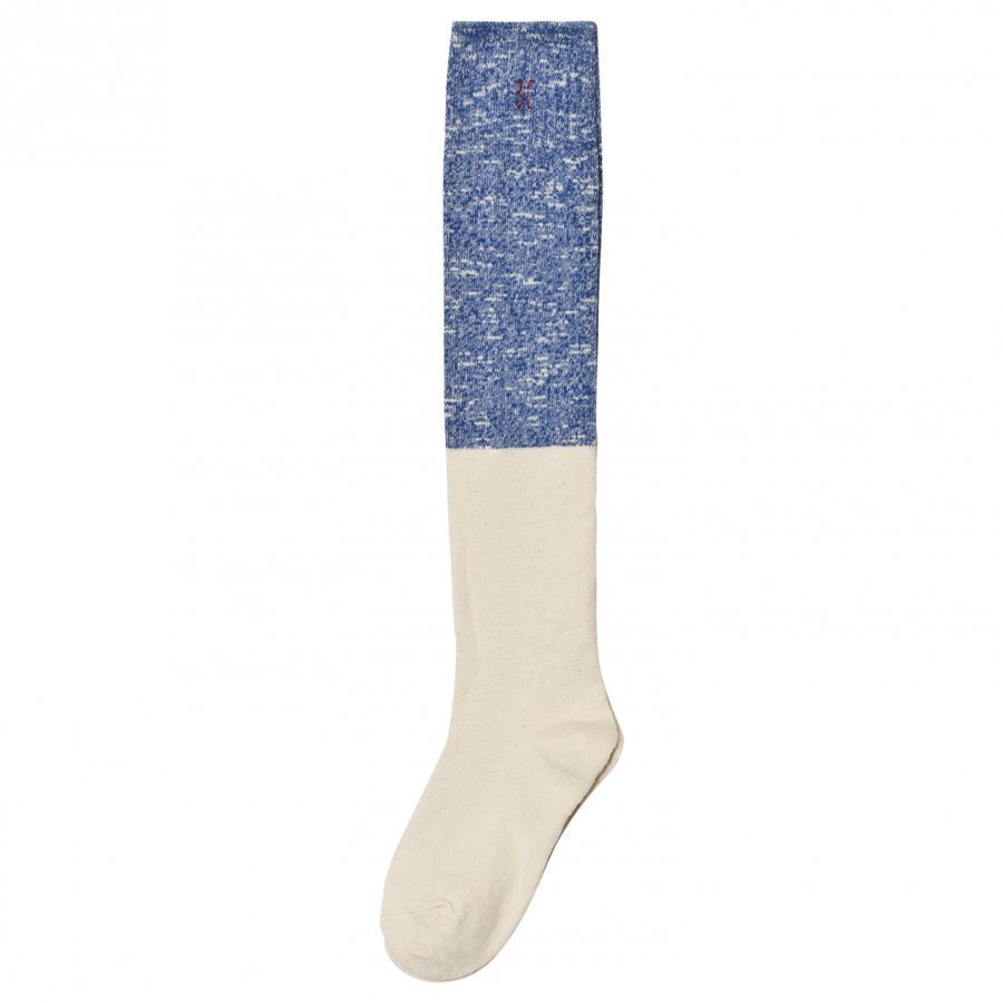 Bobo Choses Bicolor Over Knee Socks Blue Sukat