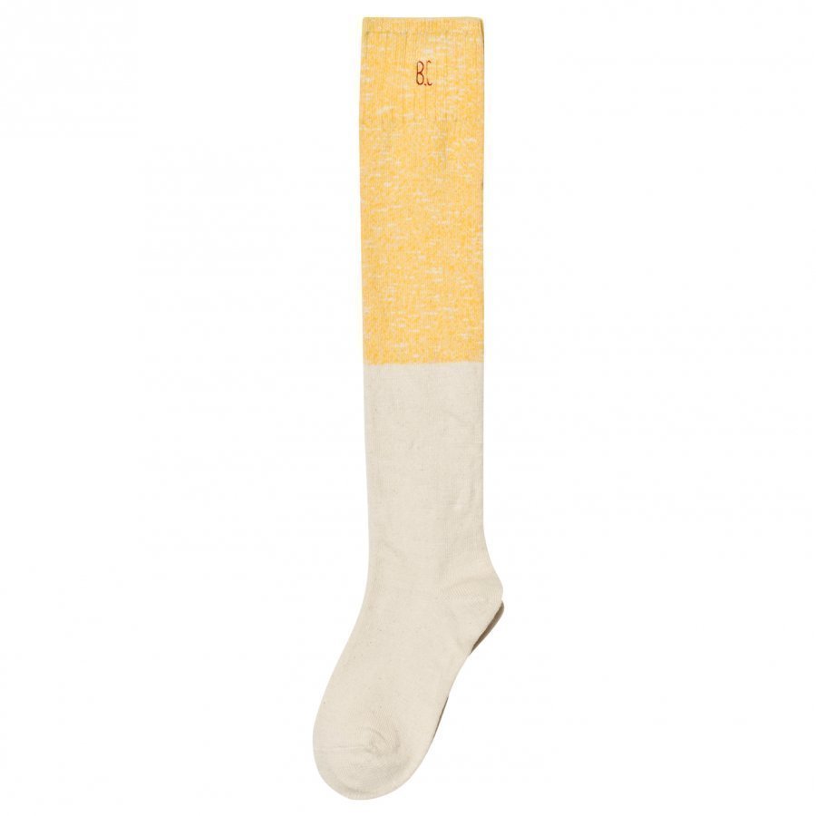 Bobo Choses Bicolor Over Knee Socks Yellow Sukat