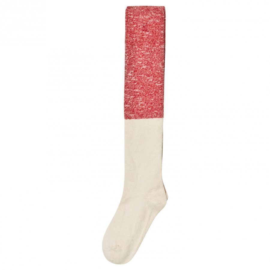 Bobo Choses Bicolour Over Knee Socks Red Sukat