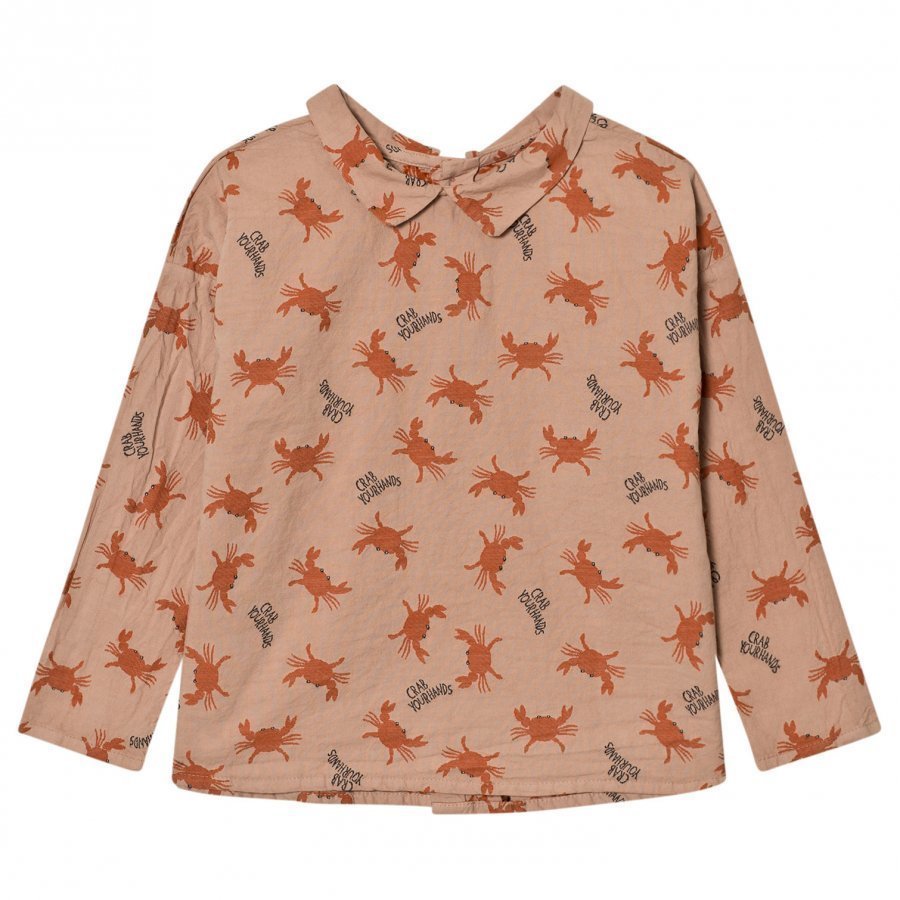 Bobo Choses Buttons Blouse Crab Your Hands Pusero