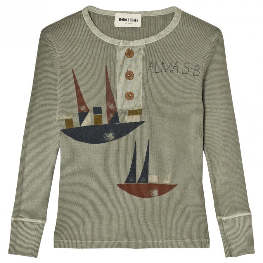 Bobo Choses Buttons T-Shirt Alma S.B. Pitkähihainen T-Paita