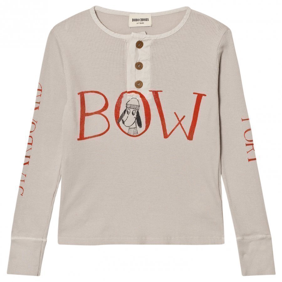 Bobo Choses Buttons T-Shirt Bow Pitkähihainen T-Paita