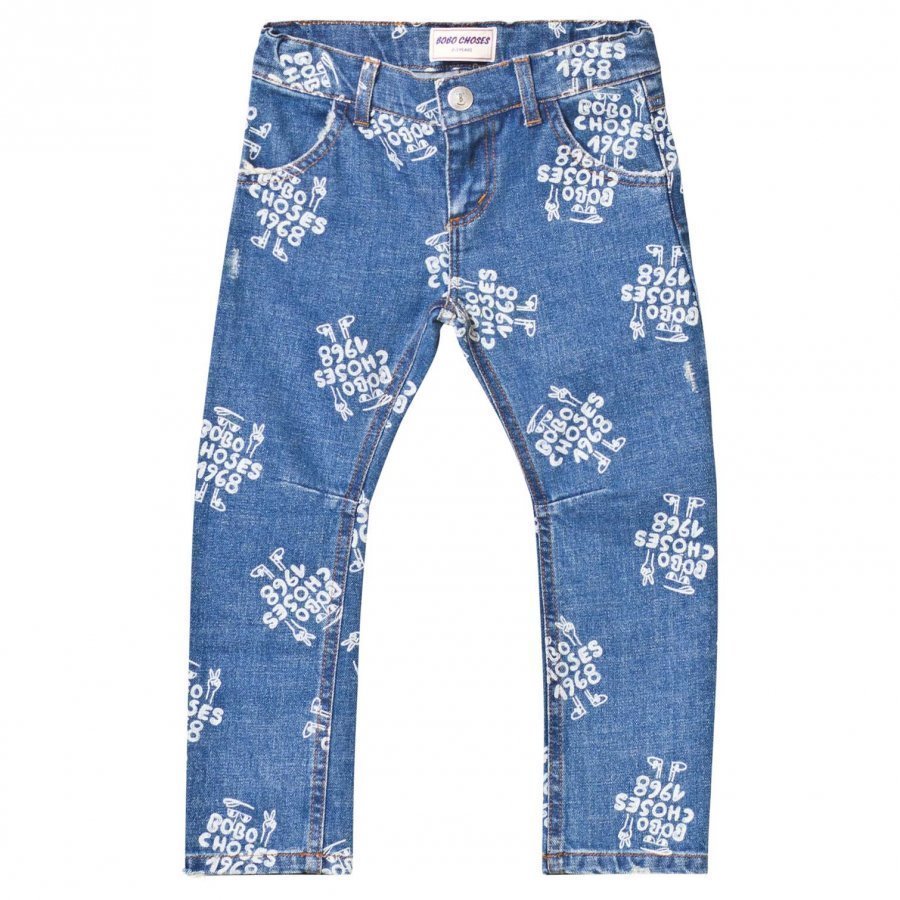 Bobo Choses Denim Trousers 1968 Mazarine Blue Farkut