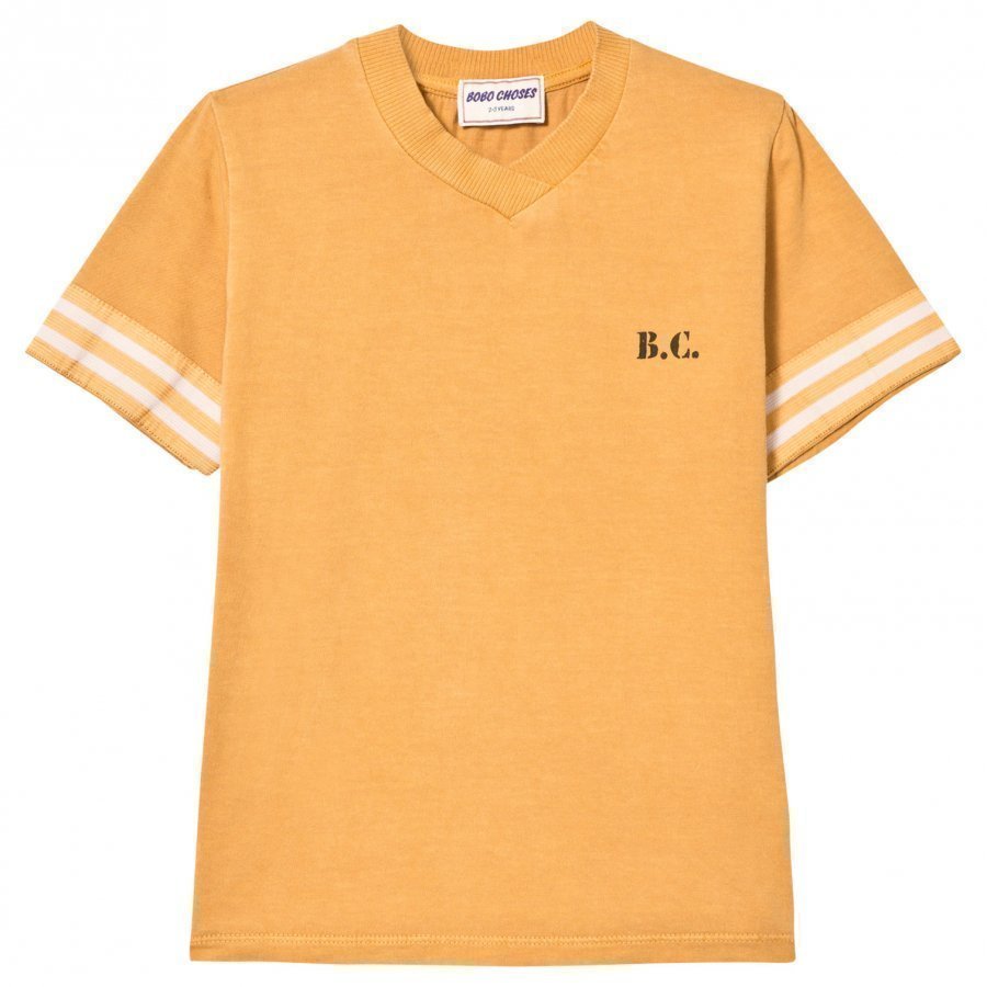 Bobo Choses Jamaica V-Neck T-Shirt Golden Nugget T-Paita