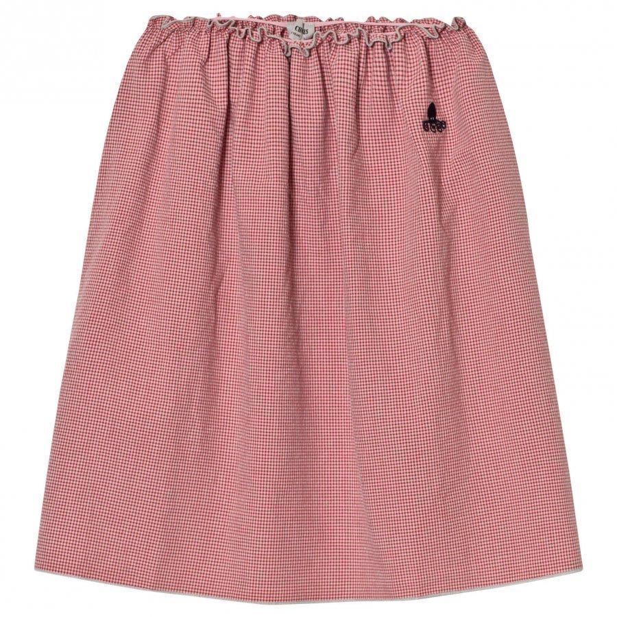 Bobo Choses Long Flared Skirt Vichy Maxihame