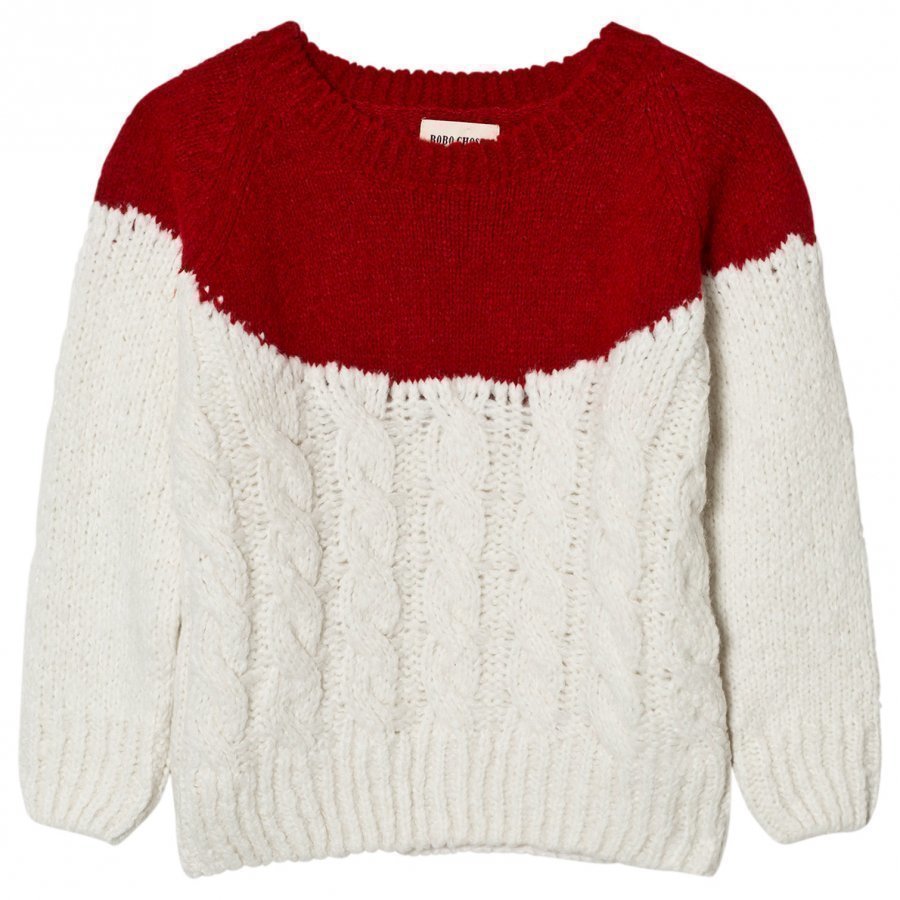 Bobo Choses Plain Yoke Knitted Sweater Paita