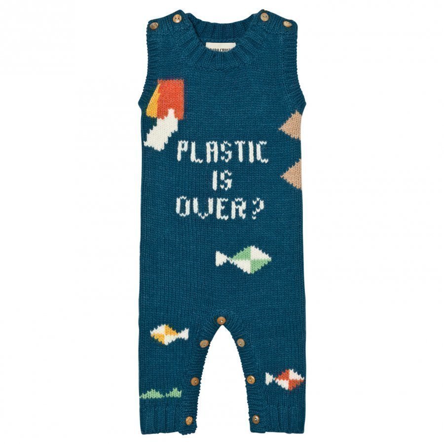 Bobo Choses Plastic Is Over? Intarsia Romper Lappuhaalari