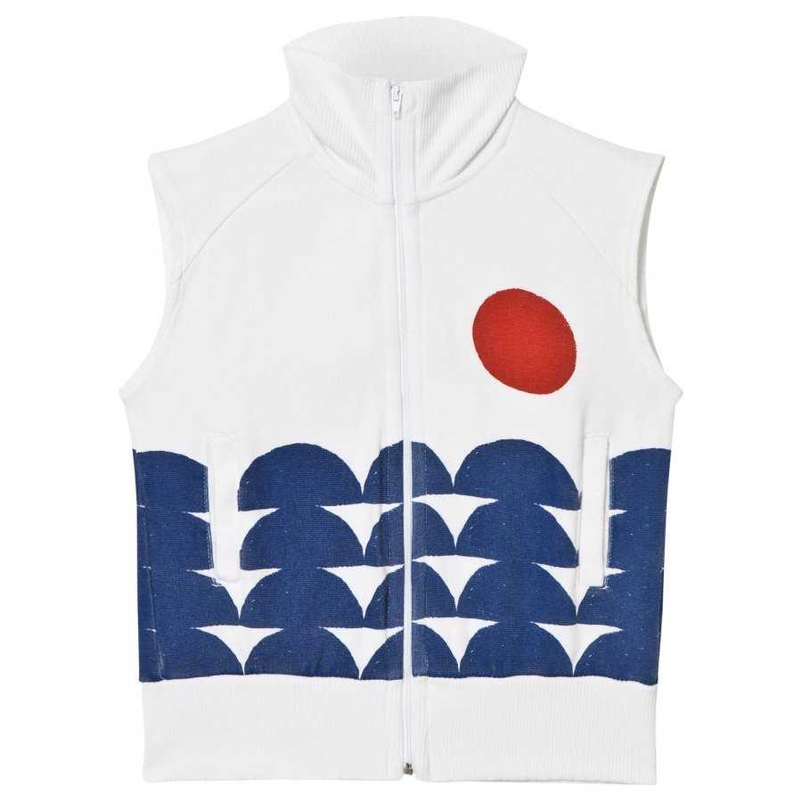 Bobo Choses Rowing Zip Vest Off White Oloasun Paita