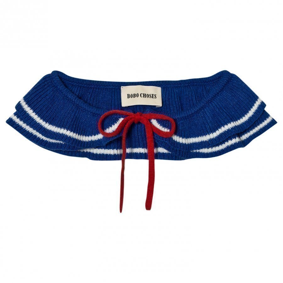 Bobo Choses Ruffles Knitted Collar Blue Kaulus