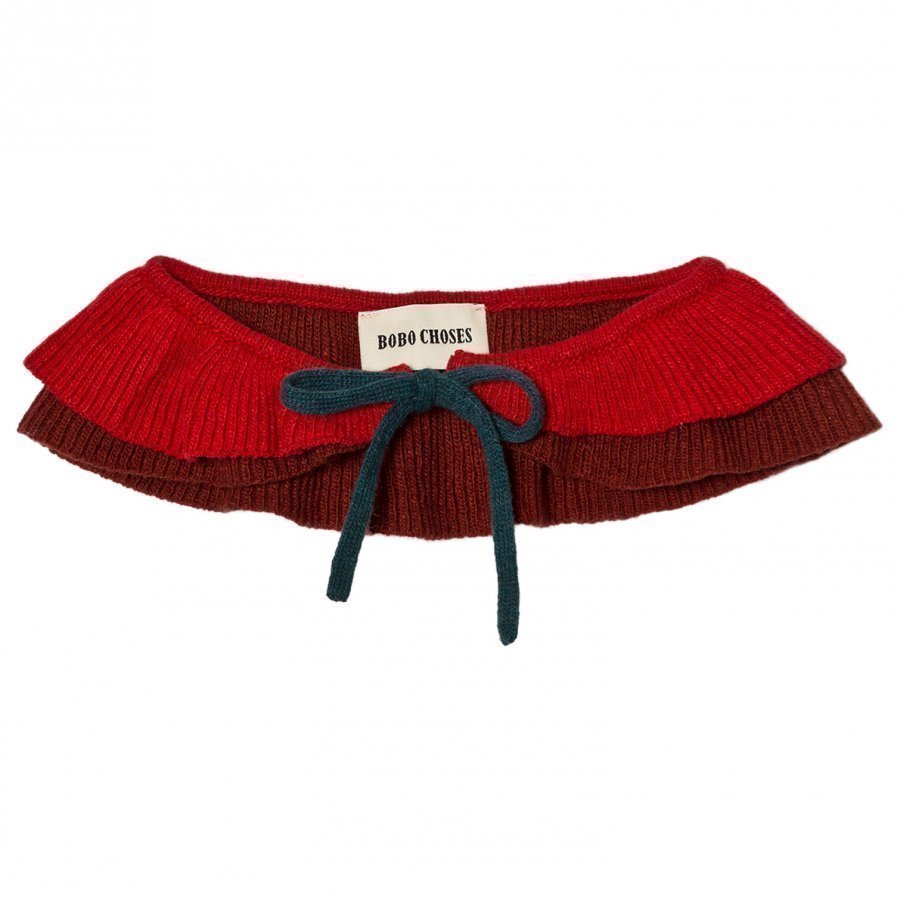 Bobo Choses Ruffles Knitted Collar Dusty Cedar Kaulus