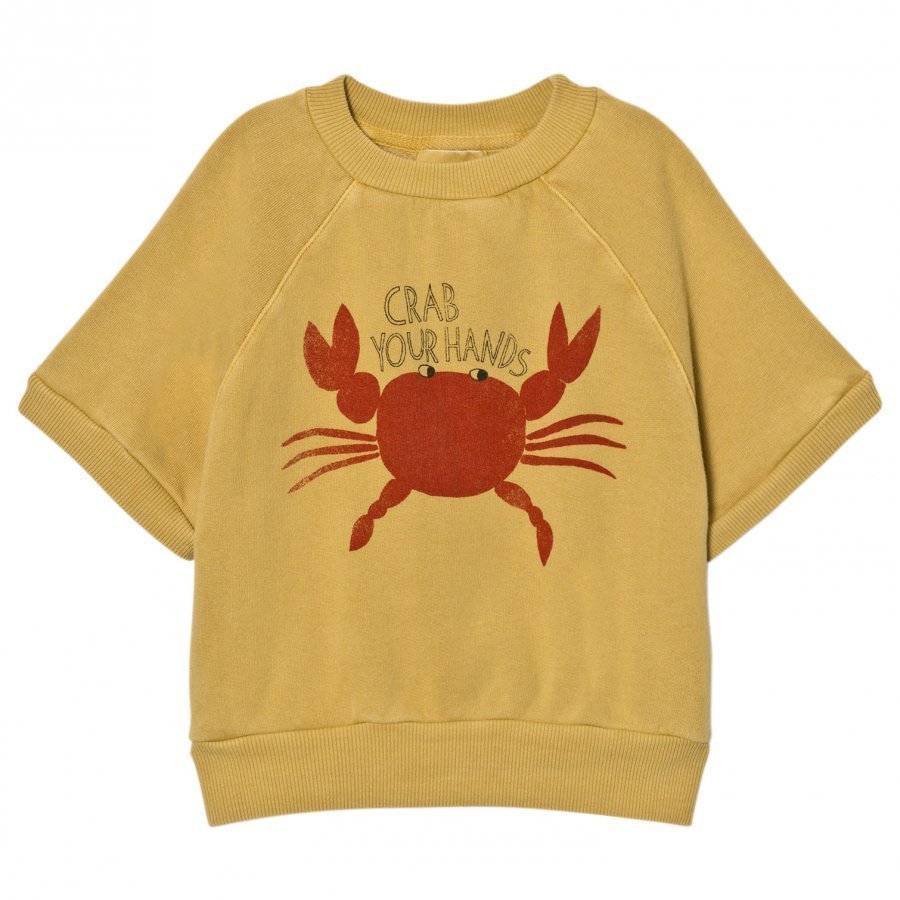 Bobo Choses Short Sleeved Sweatshirt Crab Your Hands T-Paita