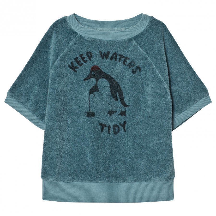 Bobo Choses Short Sleeved Sweatshirt Keep Waters Tidy T-Paita