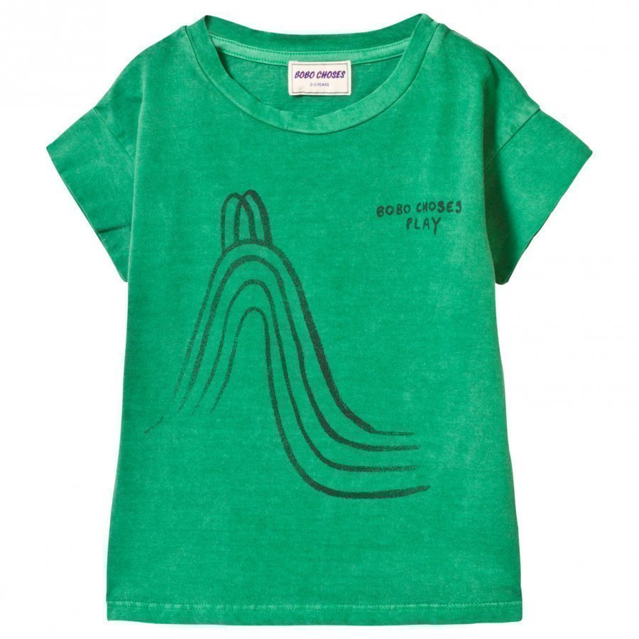 Bobo Choses Slide T-Shirt Mint T-Paita