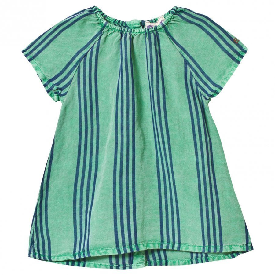 Bobo Choses Striped Baby Dress Mint Mekko