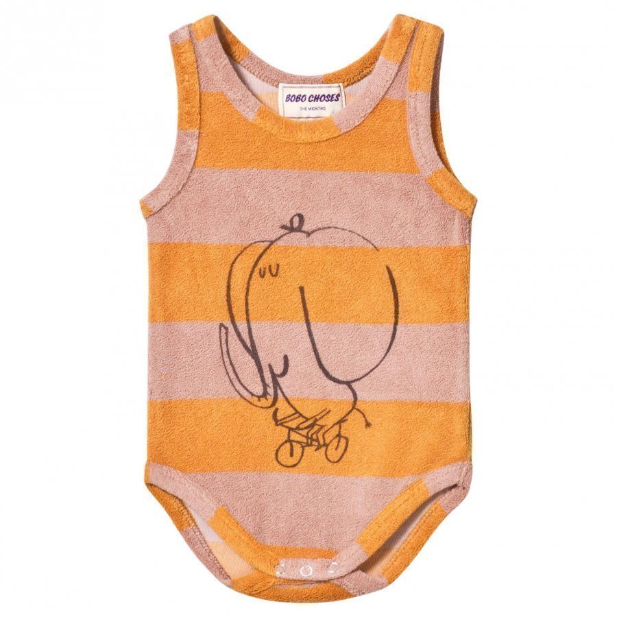 Bobo Choses Striped Terry Body The Cyclist Golden Nugget Body