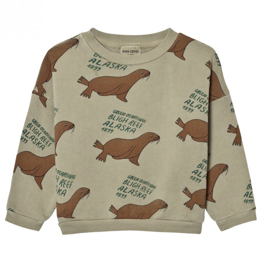 Bobo Choses Sweatshirt Green Otariinae Oloasun Paita