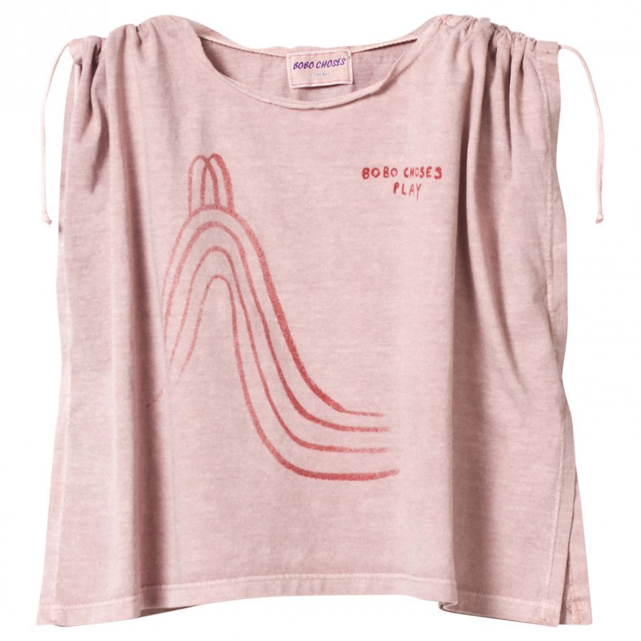 Bobo Choses T-Shirt Drawstring Slide Off Rose T-Paita