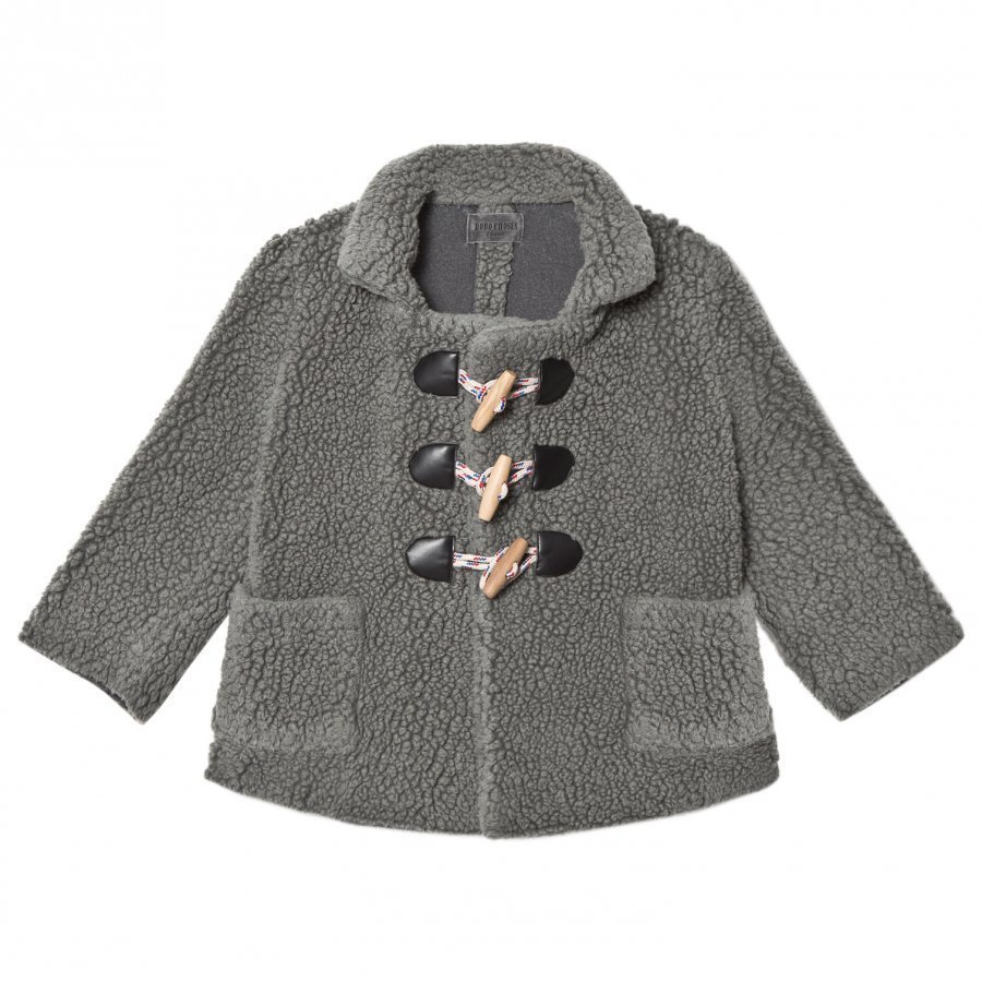 Bobo Choses Wool Jacket Patch Duffelitakki