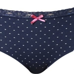 Boob Alushousut Seamless Brief Pilkullinen Dot navy