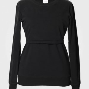 Boob B·warmer Sweatshirt Black Collegepusero Äidille