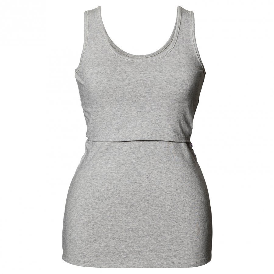 Boob Classic Tank Top Grey Melange Toppi Äidille