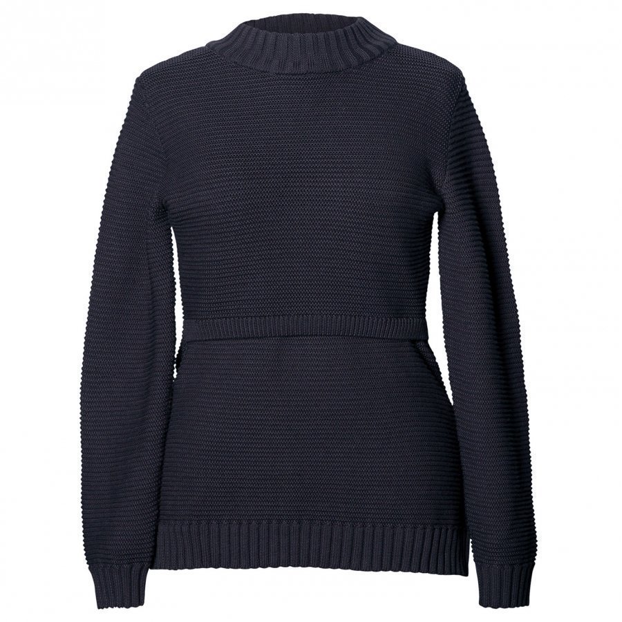 Boob Ellen Rib Knitted Sweater Midnight Blue Pusero Äidille