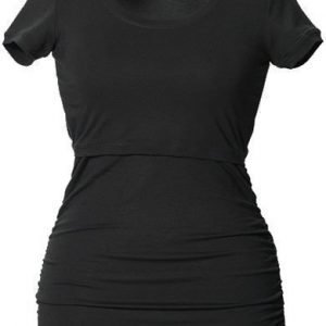 Boob Imetyspusero Ruched Top Short Sleeve Black