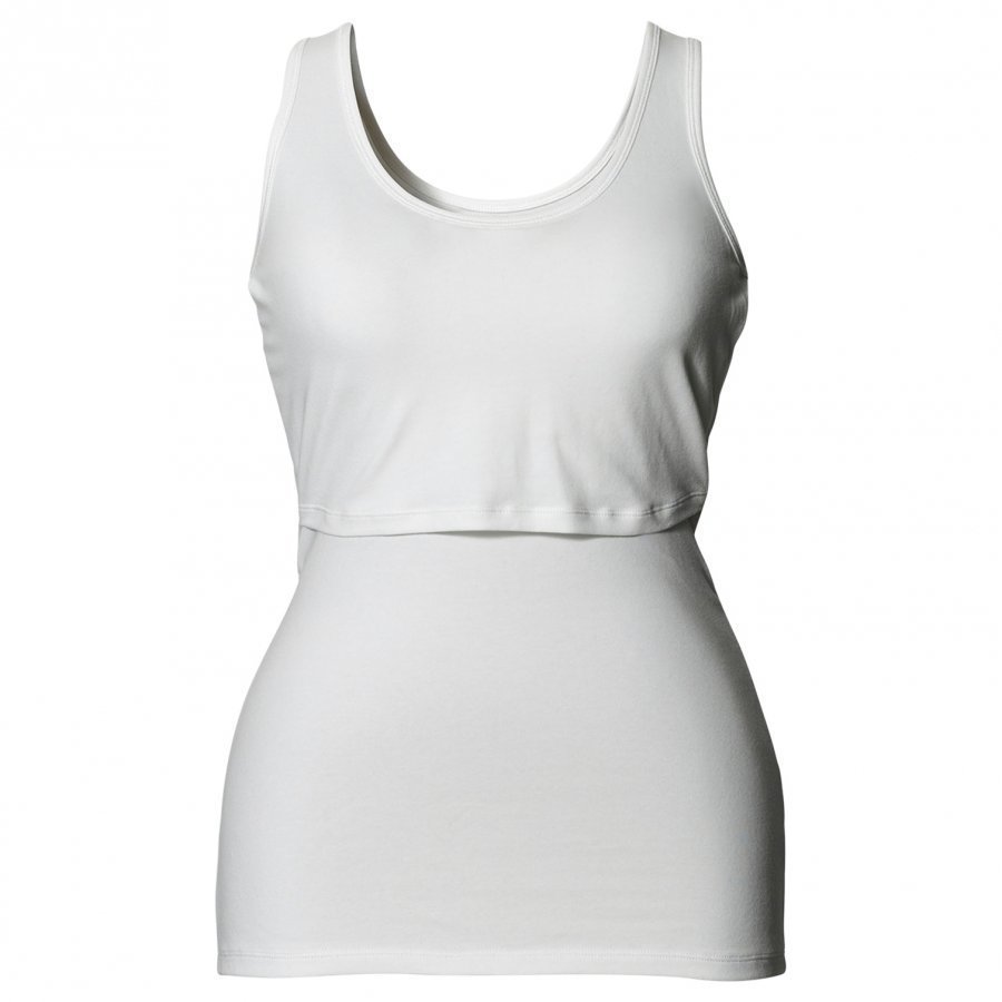 Boob N Singlet White T-Paita Äidille