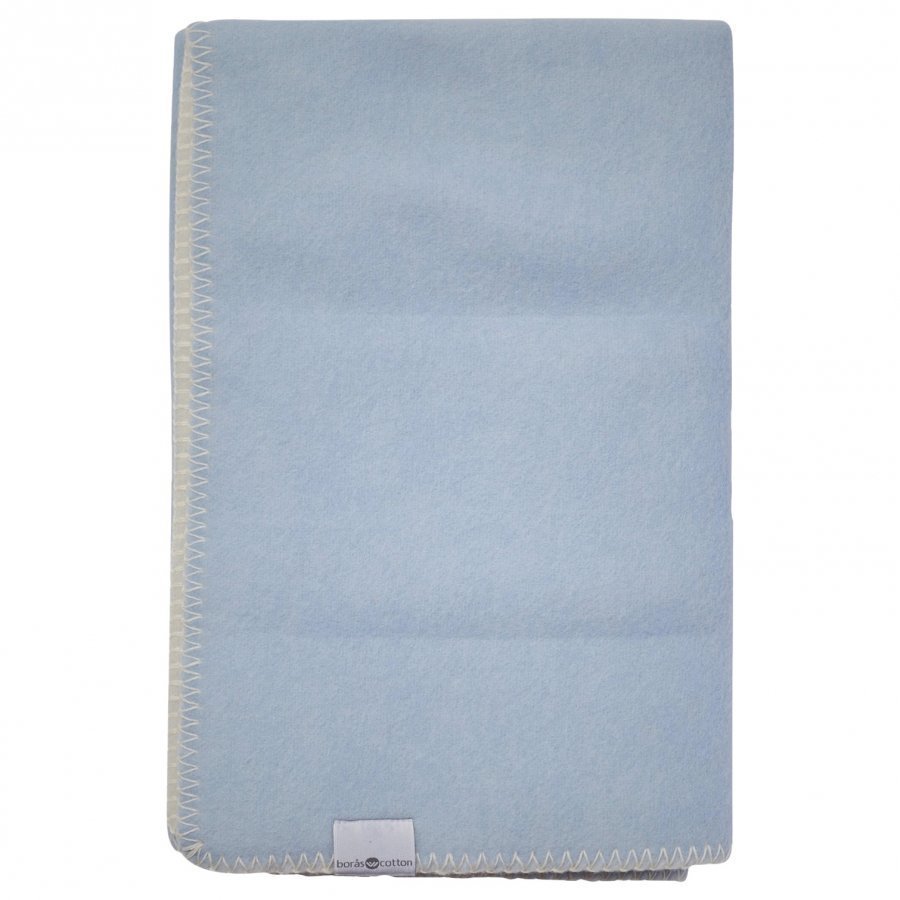 Borås Cotton Harper Blanket Light Blue Huopa