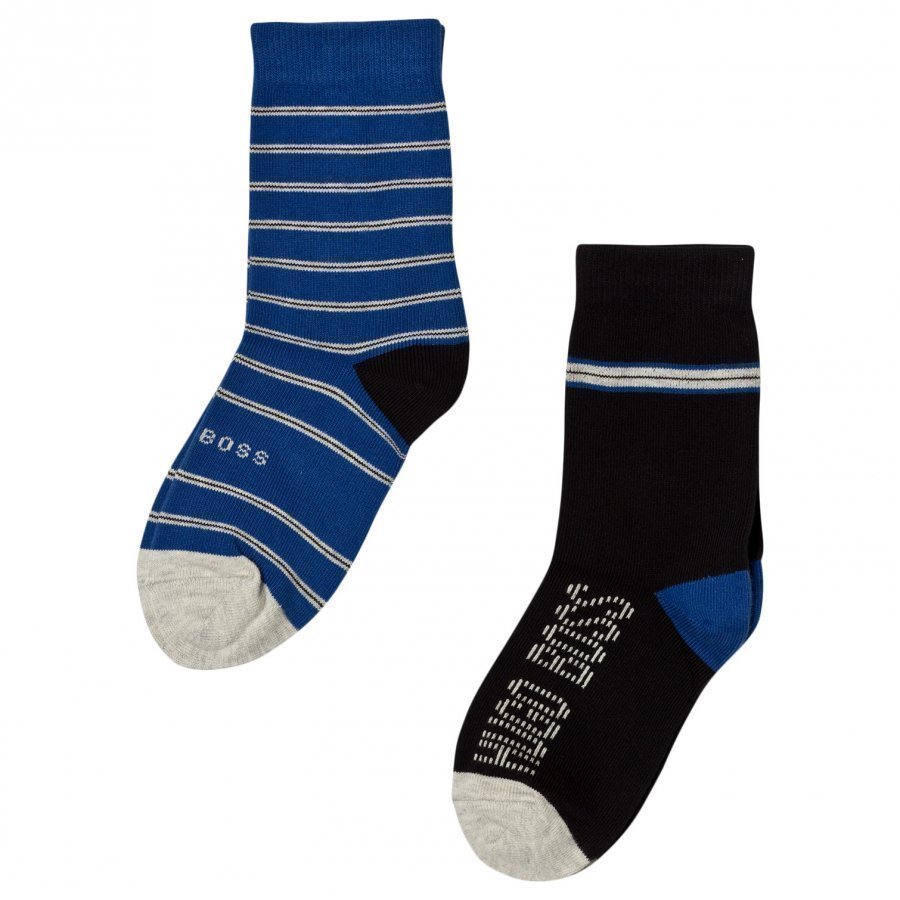 Boss Black And Blue Socks 2 Pack Sukat