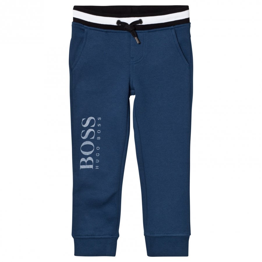 Boss Branded Track Pants Petrol Blue Verryttelyhousut