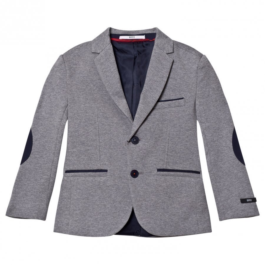 Boss Grey Marl Jersey Blazer Bleiseri