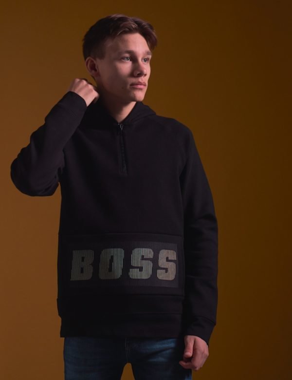 Boss Hooded Sweatshirt Huppari Musta