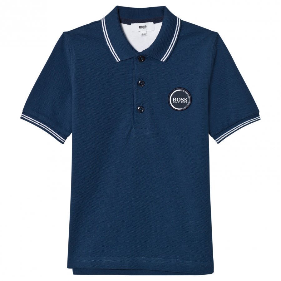 Boss Navy Branded Polo T-Paita