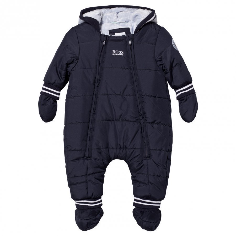 Boss Navy Padded Snowsuit Toppahaalari