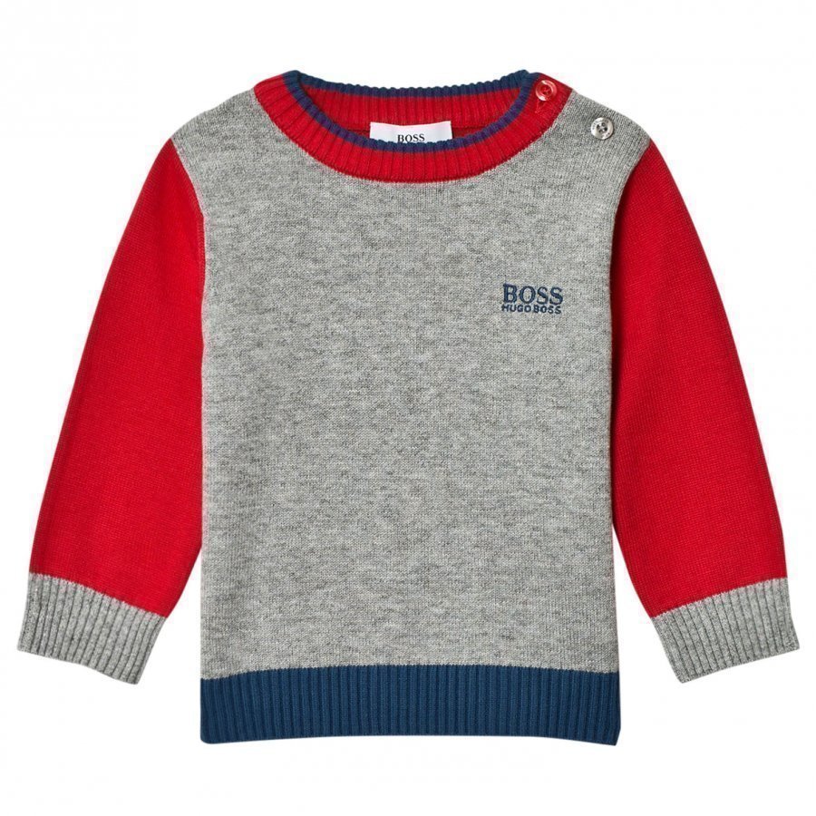 Boss Red And Grey Knit Sweater Paita