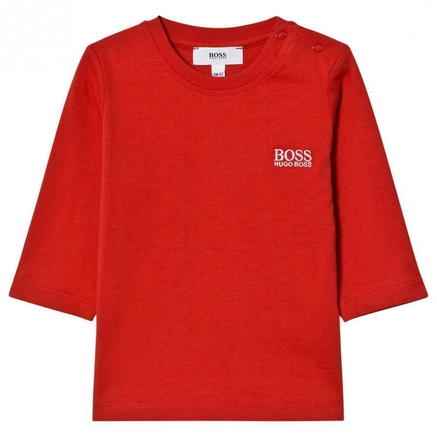 Boss Red Branded Long Sleeve Tee Pitkähihainen T-Paita
