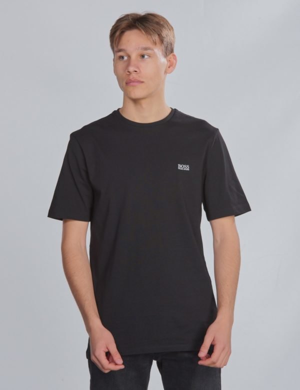 Boss Short Sleeves Tee Shirt T-Paita Musta