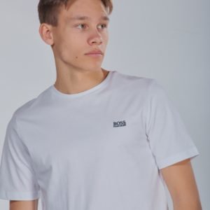 Boss Short Sleeves Tee Shirt T-Paita Valkoinen