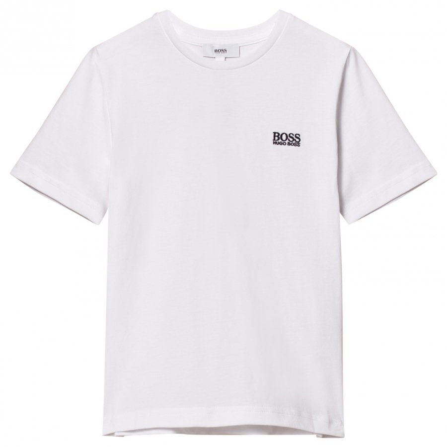 Boss White Branded Tee T-Paita