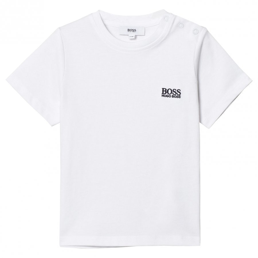 Boss White Classic Branded Tee T-Paita