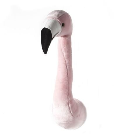 Brigbys Flamingopehmolelun Pää Seinälle Flamingo