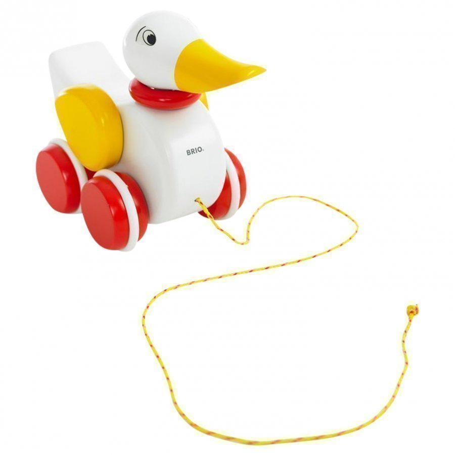 Brio Pull-Along Duck White Vetolelu